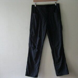 Orvis Men’s Fleece Lined Pants Water Repellent Stretch zip pockets Black 32X34